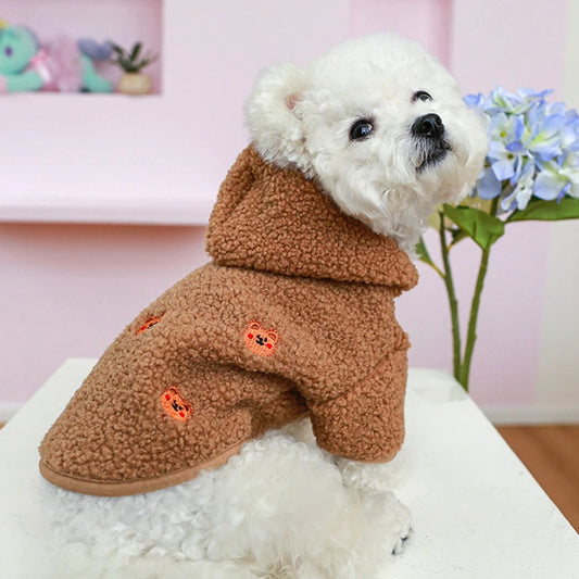 Casaco de Inverno com Capuz para Pet R - Roupas - 25