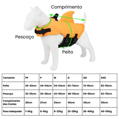 Colete Aquático Tubarão para Cães SC - 06