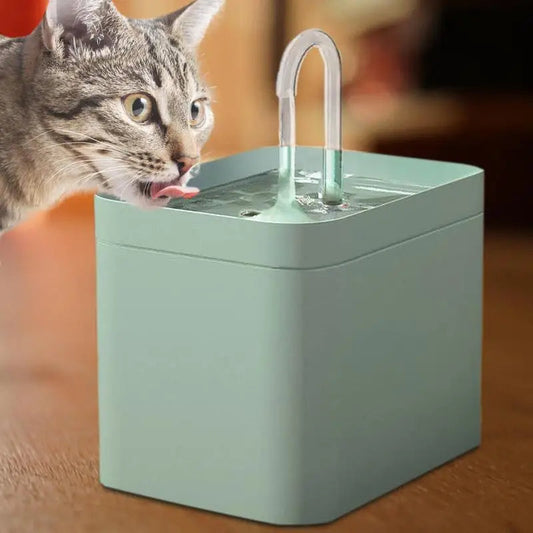 Fonte de Água Automática para Cães e Gatos Verde CC - 06