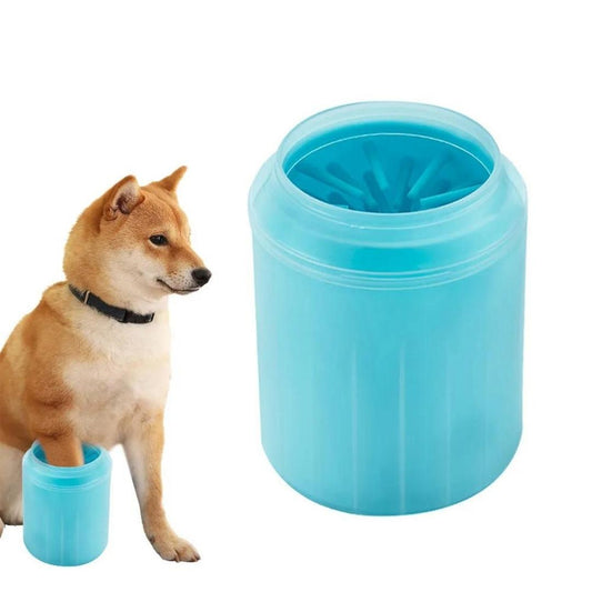 Limpador de patas para cachorro e gato SmartClean Azul / P (Até 5kg) S - Limpador Pata - 01
