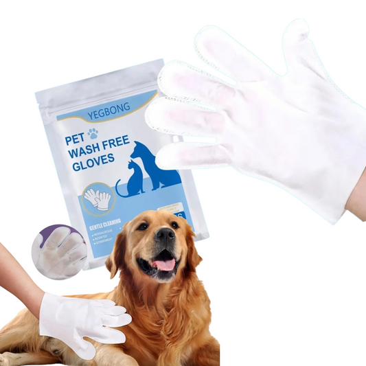 Luvas Umedecidas para Banho à Seco em Pet S - Luva - 01