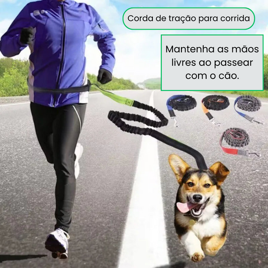 Guia de Cintura para Caminhada com Cães