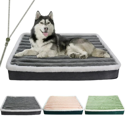 Cama Pet com Espuma Reforçada Dobrável e Lavável