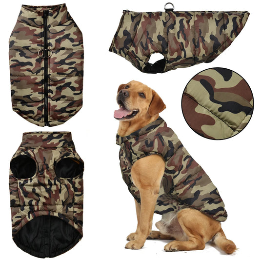 Roupa Pet Estampa Camuflada com Forro Interno