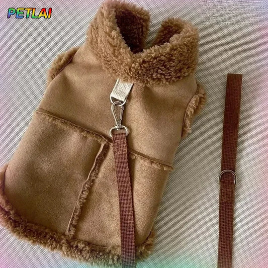 Colete de Pelúcia para Cães Pequenos e Médios — Sherpa Confort