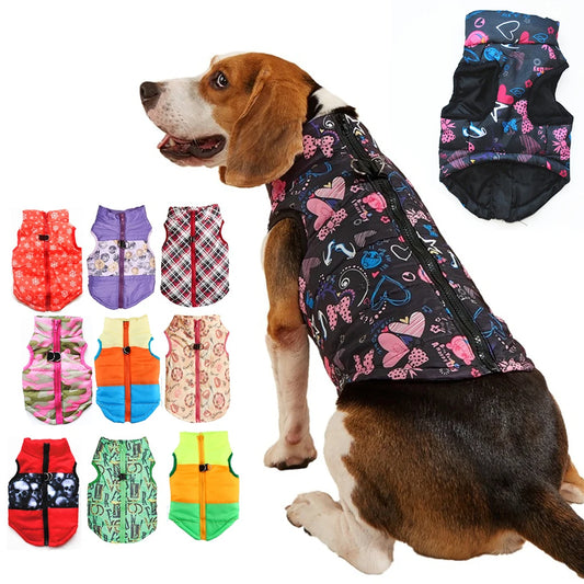 Roupa Pet com Tecido Duplo e Estilo Casual para Cachorro Grande