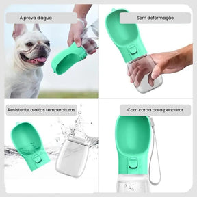 Garrafa de Água Portátil para Cães - Aguar