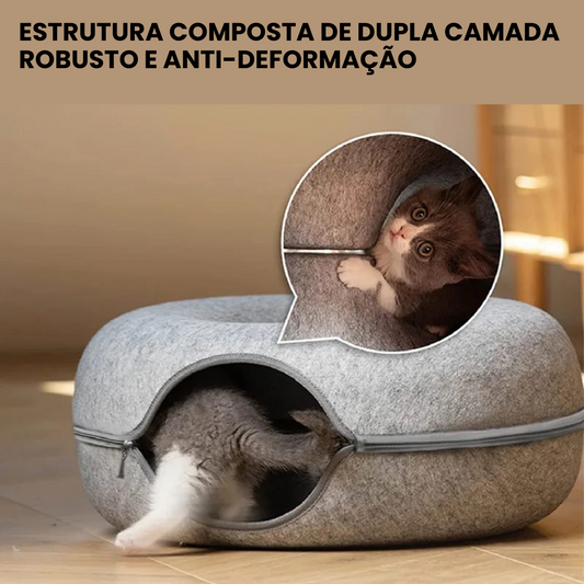 Cama toca túnel para gatos Felinova GT - 01