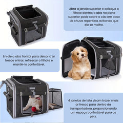 Cesto de Bicicleta para Pets Luna LN345 A - Cestinha - 02