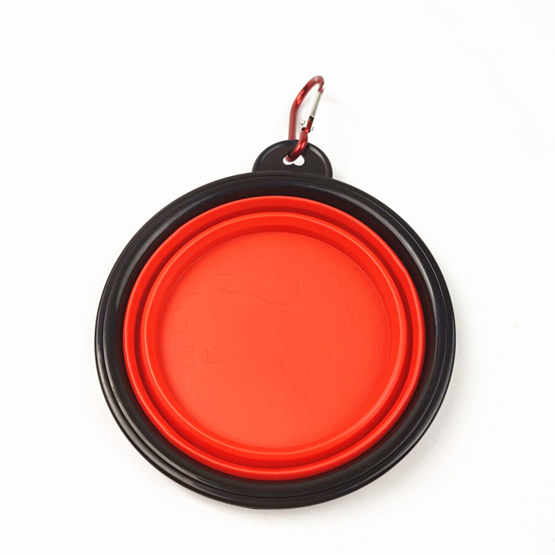 Comedouro portátil de silicone ToGo 350ml Vermelho / 350ml CO - 02