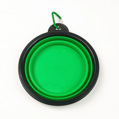 Comedouro portátil de silicone ToGo 350ml Verde / 350ml CO - 02