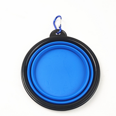Comedouro portátil de silicone ToGo 350ml Azul / 350ml CO - 02
