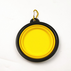 Comedouro portátil de silicone ToGo 350ml Amarelo / 350ml CO - 02