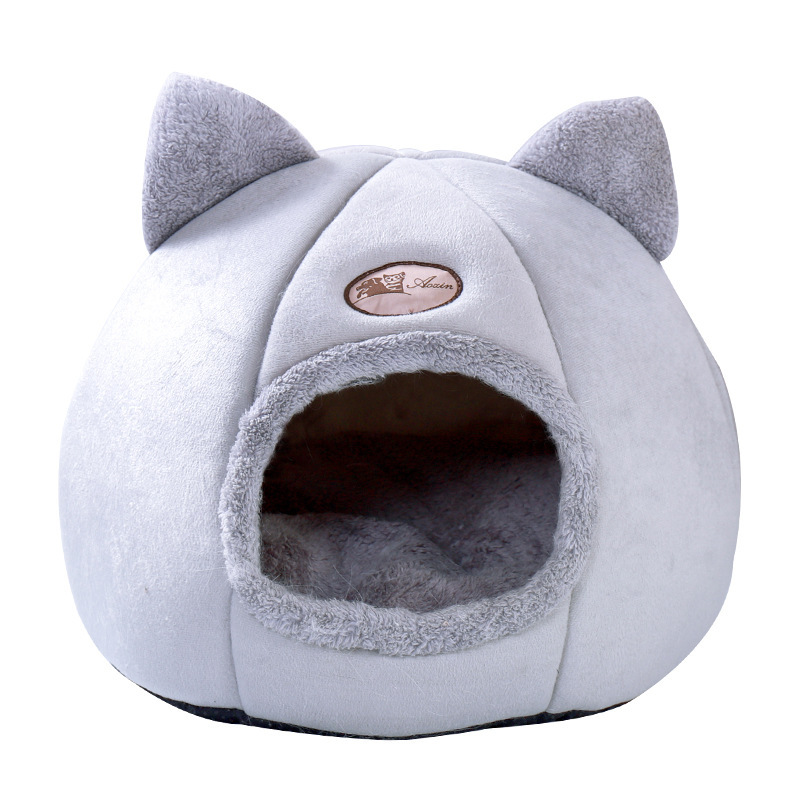 Casinha de pelúcia para cachorros e gatos CuteIgloo M (33x33x33cm) CP - 03