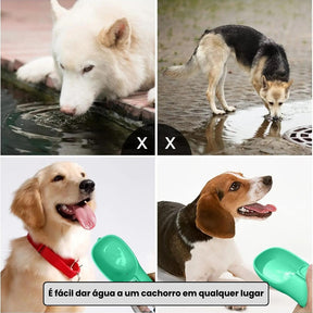 Garrafa de Água Portátil para Cães - Aguar