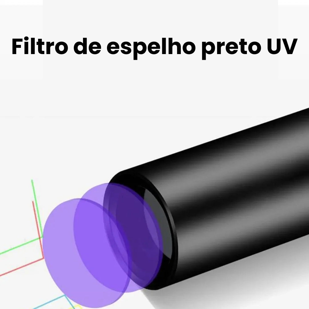 Luz de Detecção de Fungos UV para Pet Preto A - Luz UV - 01