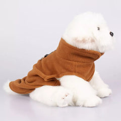 Roupa de Lã Macia para Cães Pequenos Marrom / PP R - roupas - 09