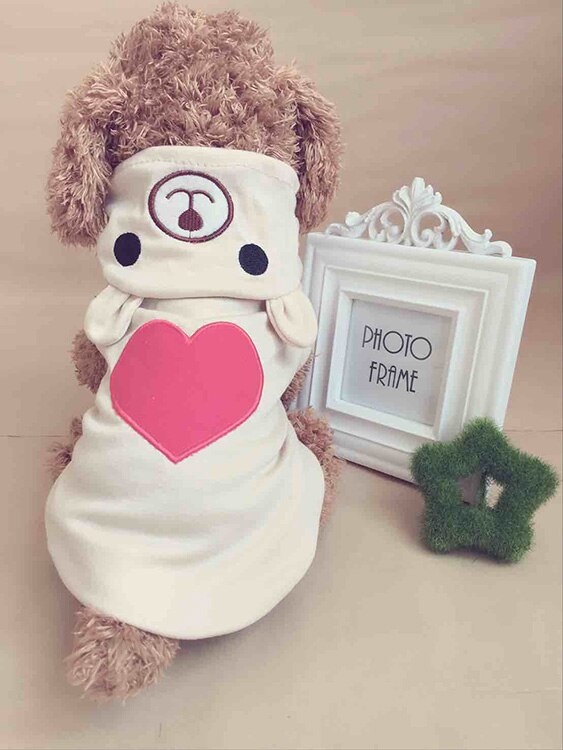 Moletom Pet com Capuz - Lumik Bege / PP R - ROUPA - 117