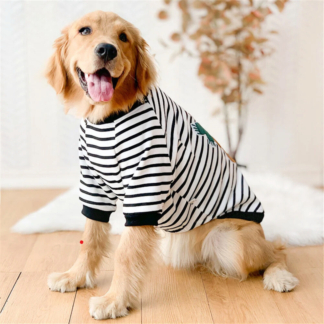 Moletom Pet Listrado para Médio e Grande Porte R - ROUPA - 120