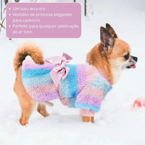 Vestido de Inverno Princesa Para Cachorro - Sophie