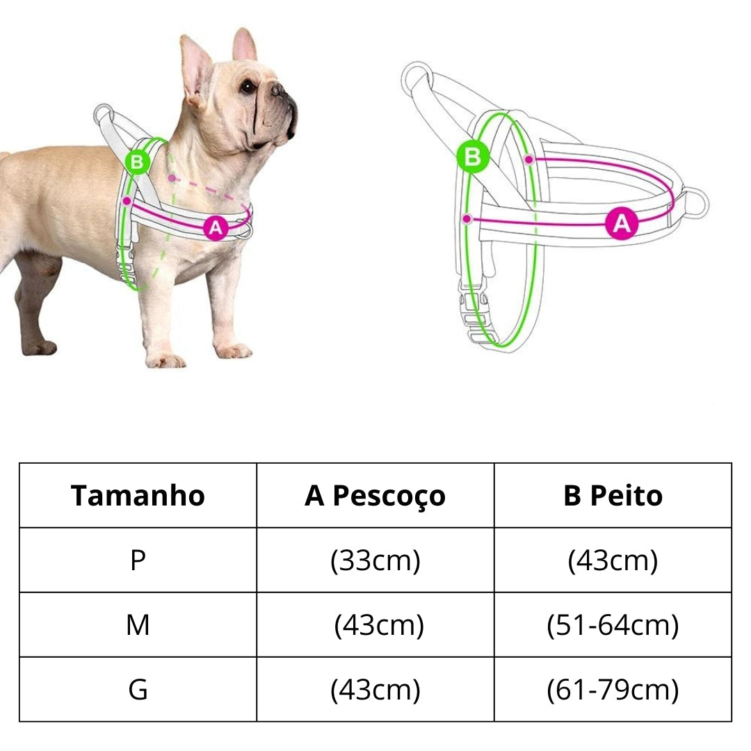 Peitoral Acolchoado para Cachorros - VivaPaws C - PEITORAL - 03