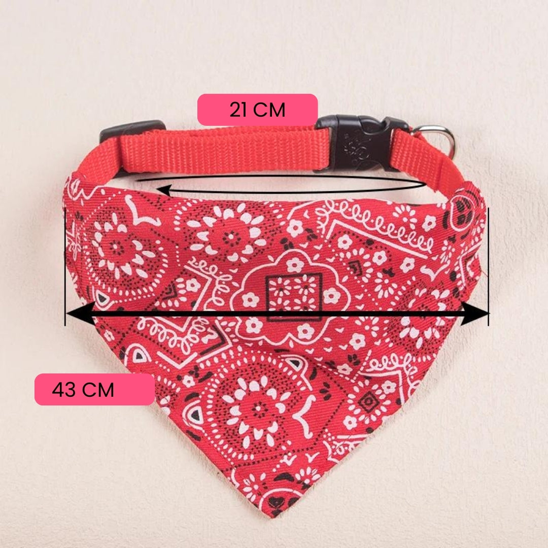 Bandana Triangular para Cachorro e Gato A - Bandana - 01