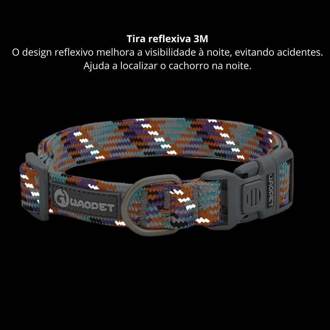 Coleira Reflexiva para Cães - Safepet C - COLEIRA -06
