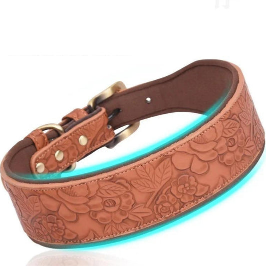 Coleira Estampada ComfortPet C - COLEIRA COURO - 01
