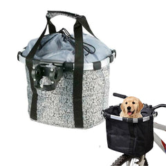 Cestinha de Bike para Cachorro Cinza / 25 cm A - Cestinha - 01