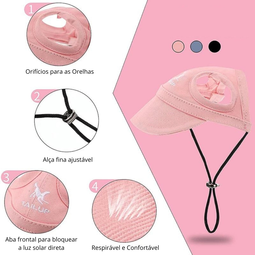 Boné Beisebol Para Animais de Estimação A - BONE - 01