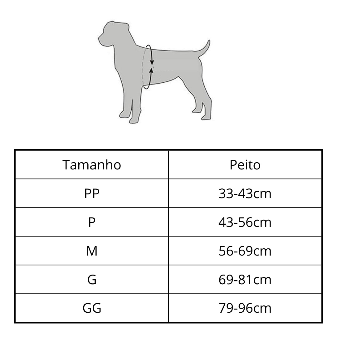 Peitoral Antiescape ComfortFit para Cachorro