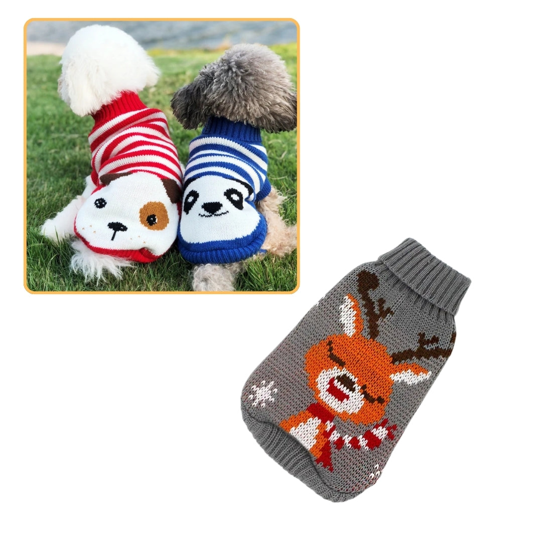 Roupa de Tricô Para Cães Pequenos Yorkie R - Roupas - 12