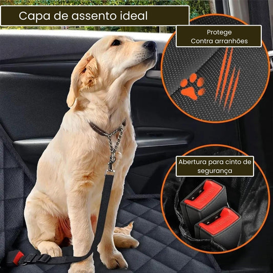 Capa para Assento de Carro para Pet - Kanse Preto A - Assento carro - 10