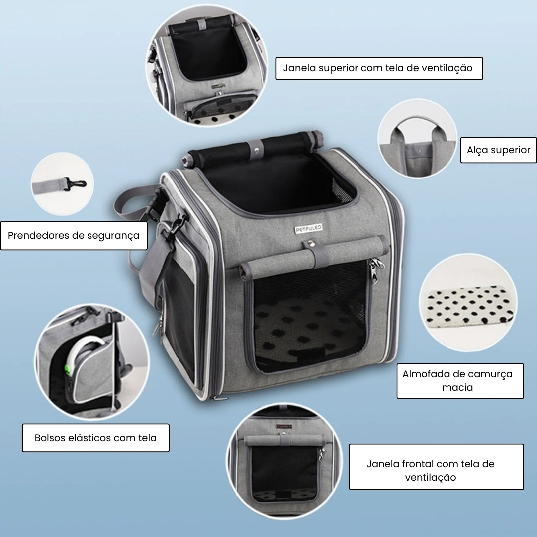 Cesto de Bicicleta para Pets Luna LN345 A - Cestinha - 02