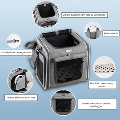 Cesto de Bicicleta para Pets Luna LN345 A - Cestinha - 02