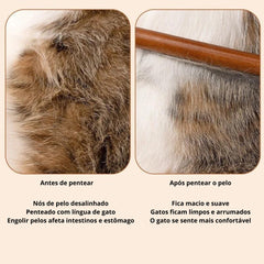 Pente de Pino Para Pet - FurEase A - Pente escova - 01