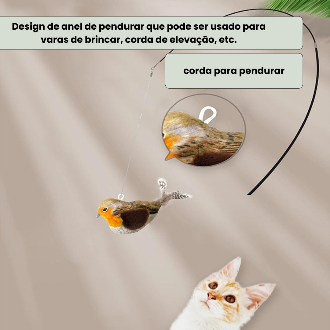 Brinquedo Simulador de Pássaros Para Gatos