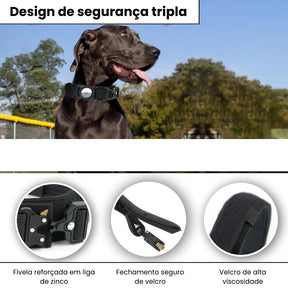 Coleira AirTag para Cachorro com Alça Luna LN589