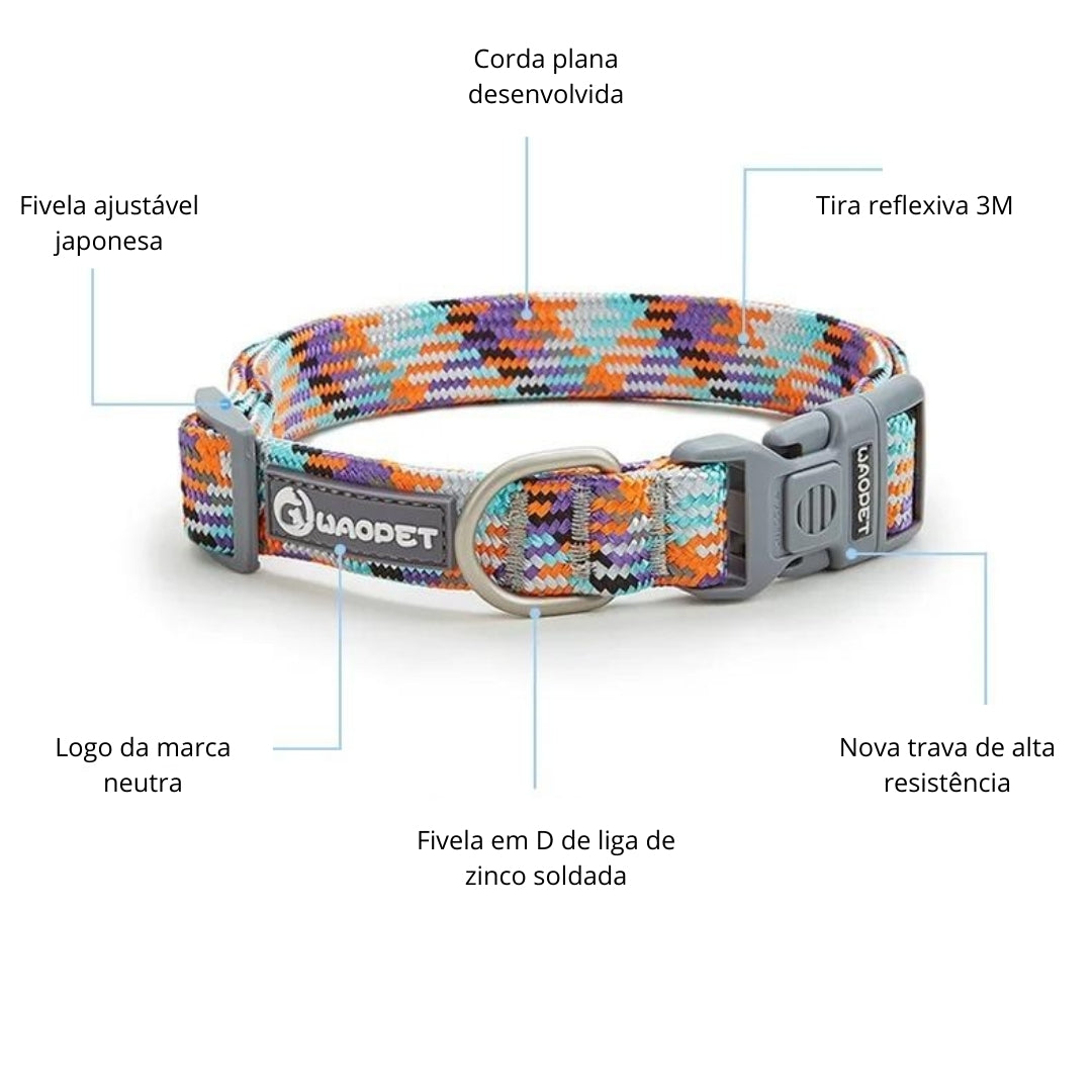Coleira Reflexiva para Cães - Safepet C - COLEIRA -06