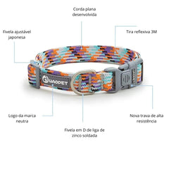 Coleira Reflexiva para Cães - Safepet C - COLEIRA -06