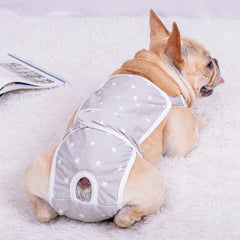 Fralda Macacão Para Cachorros Cinz / P Luna R19