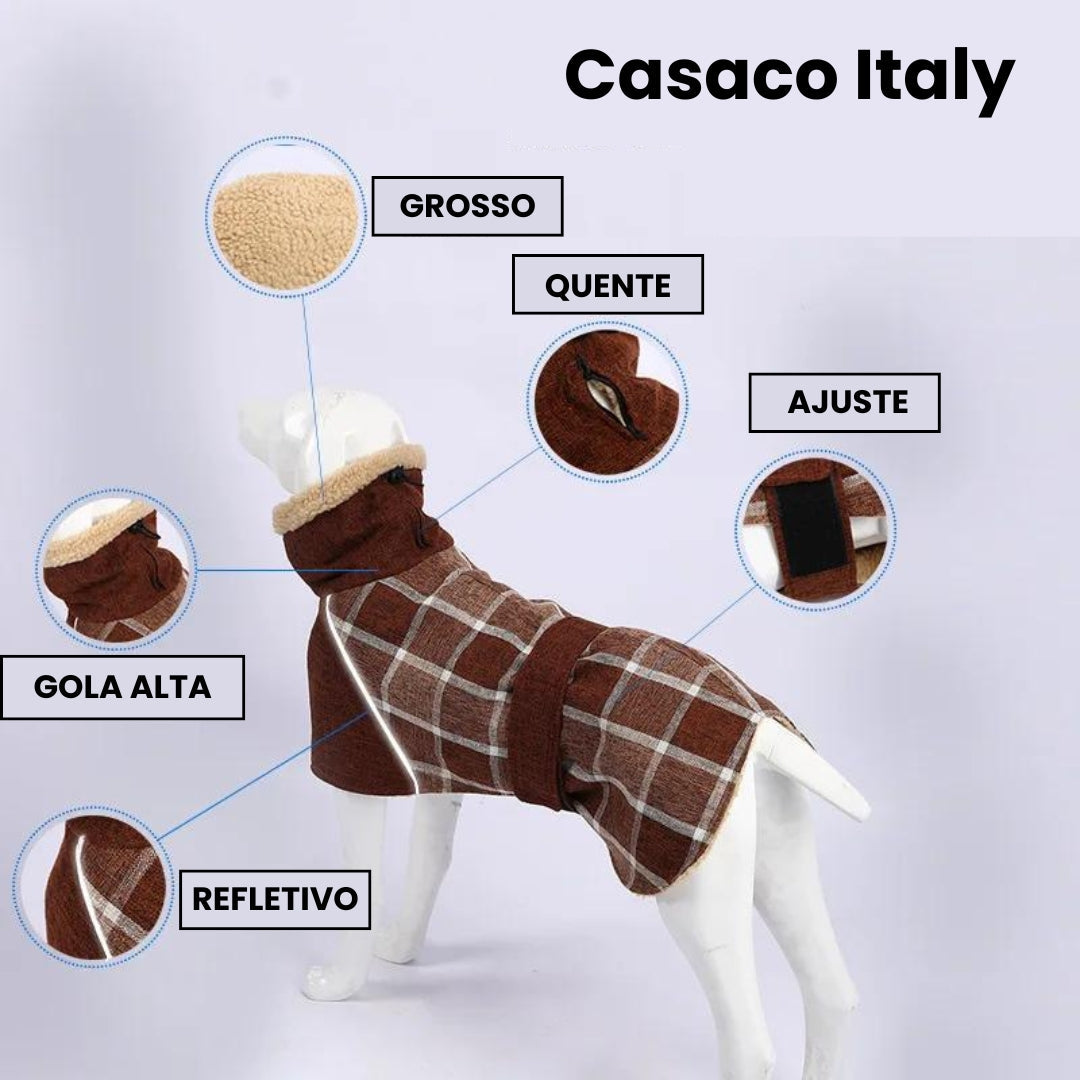 Casaco Refletivo Para Cachorro Galgo - Italy R - ROUPA - 100