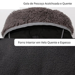 Casaco Refletivo Com Forro Pelúciado Para Cachorro - Rocky R - ROUPA - 46