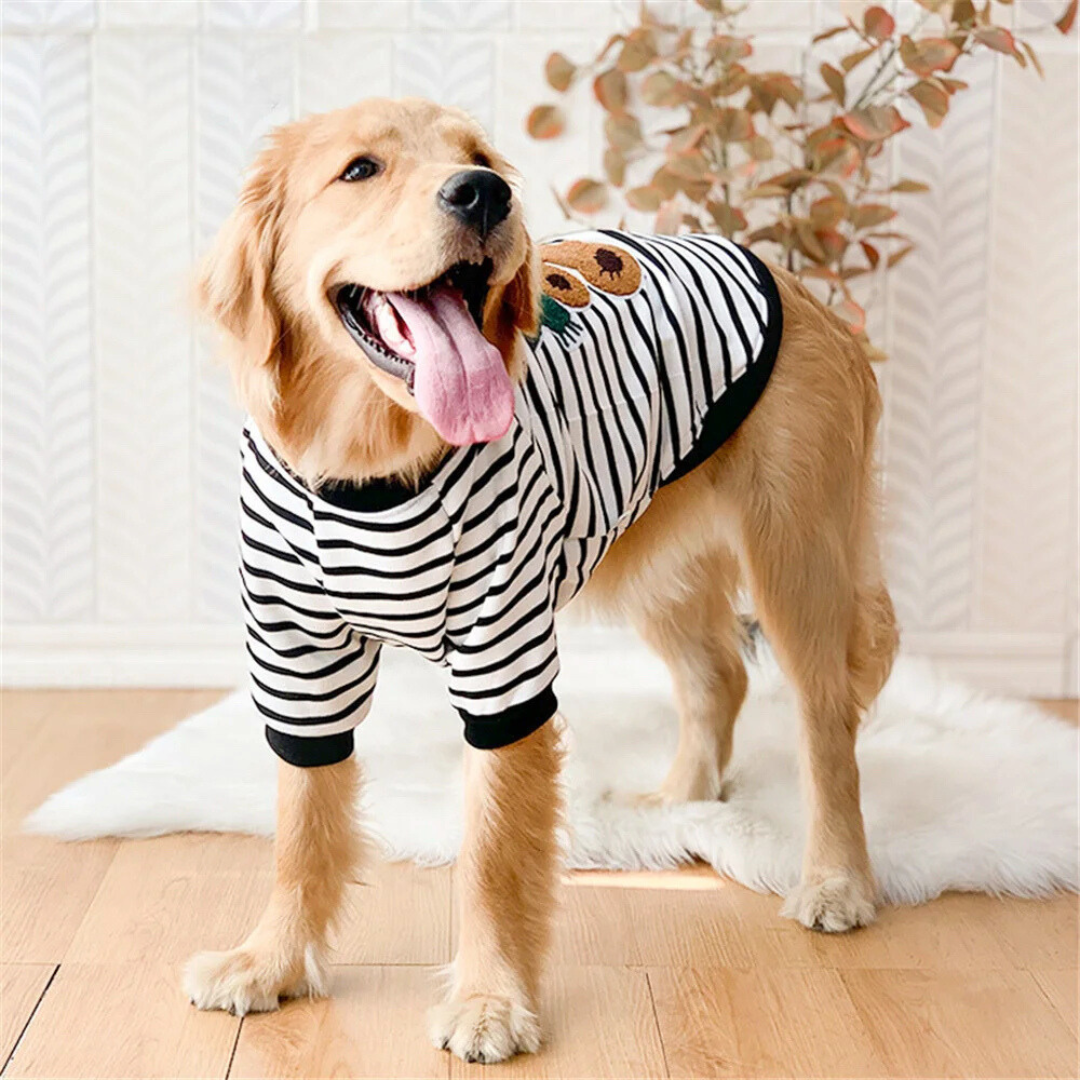 Moletom Pet Listrado para Médio e Grande Porte R - ROUPA - 120