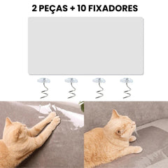 Protetor de Sofá Transparente Anti Arranhões para Gatos Meow AP - 01