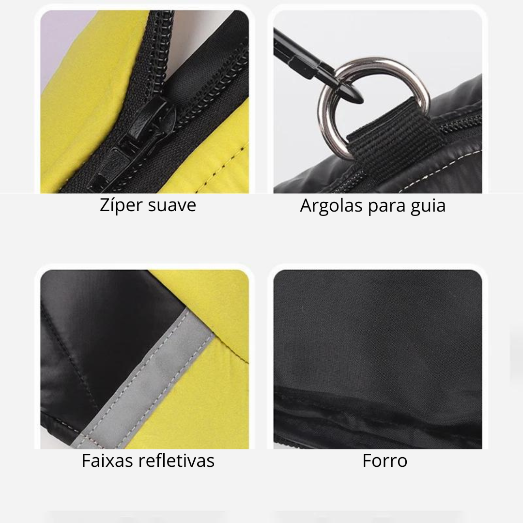 Jaqueta Impermeável Para Cachorro R - ROUPA - 64
