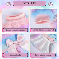 Vestido de Inverno Princesa Para Cachorro - Sophie R - ROUPA - 30