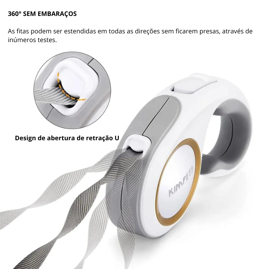 Guia Para Cachorro Retrátil Automática Kimpets C - Guia - 02