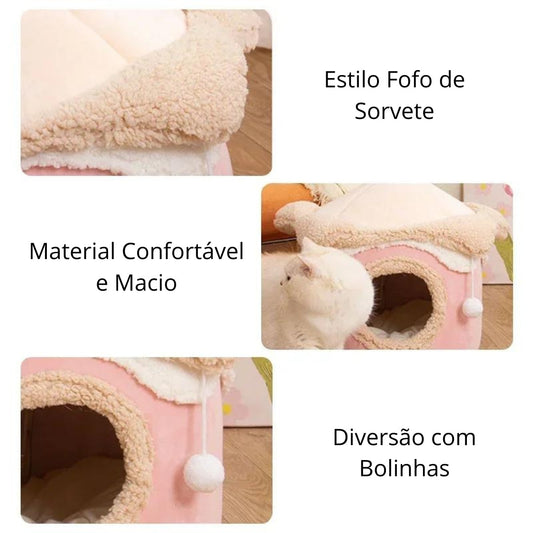 Caminha Sorvete Para Cachorro e Gatos C - CAMA - 03