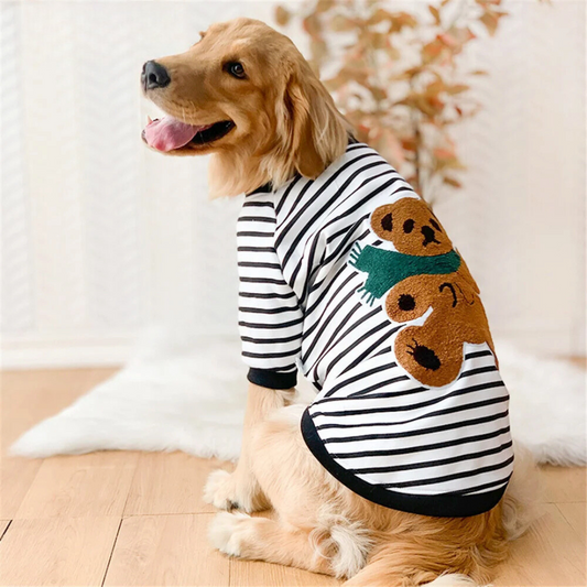 Moletom Pet Listrado para Médio e Grande Porte R - ROUPA - 120